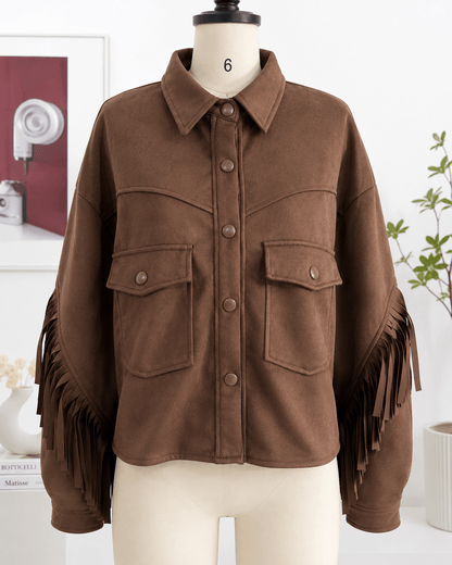 Women's Sophia Tassel Suede Jacket
