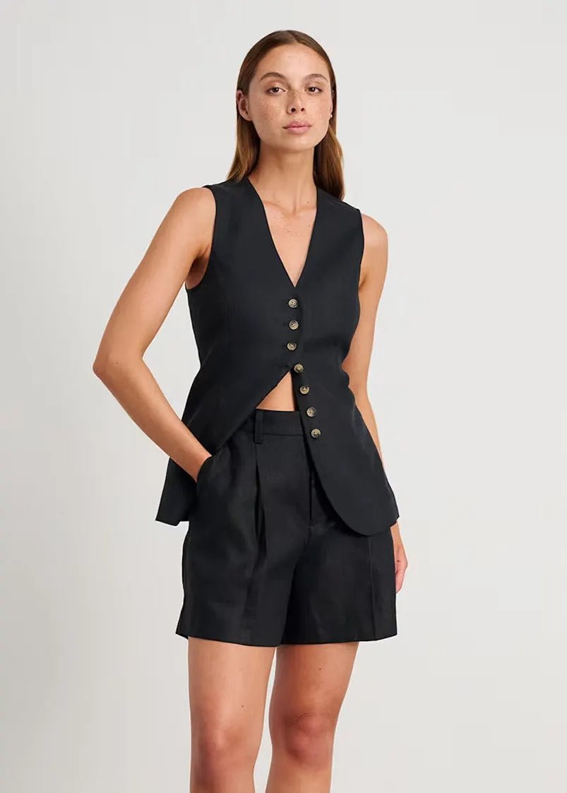Women's SOERA Bianca Tailored Vest and Shorts Set