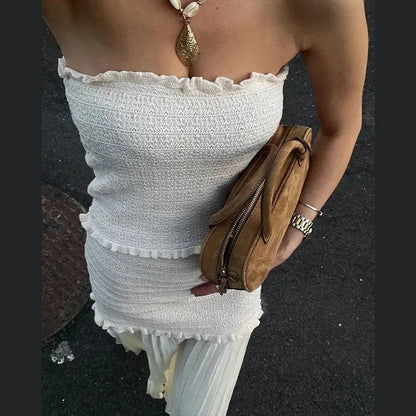 Women's SOERA Beatrice Knitted Tank & Pleated Skirt Set