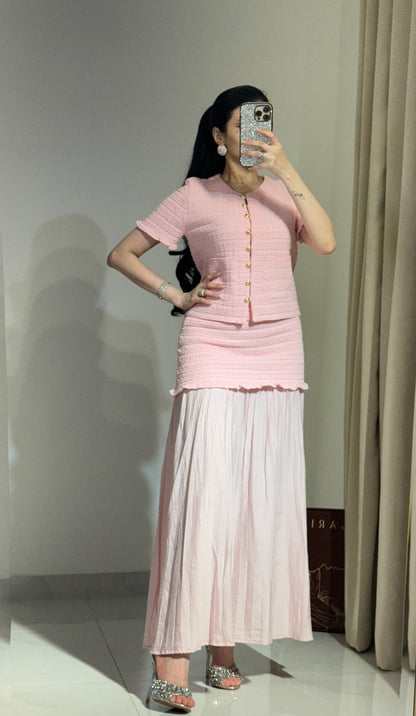 Women's SOERA Beatrice Knitted Tank & Pleated Skirt Set
