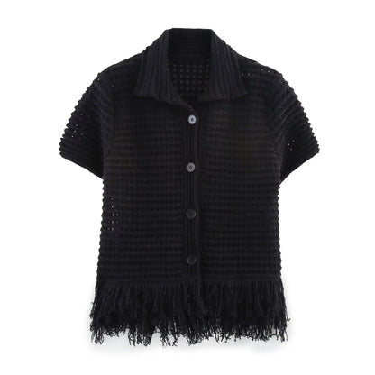 Women's Beatrice Knitted Tassel Two-Piece Set
