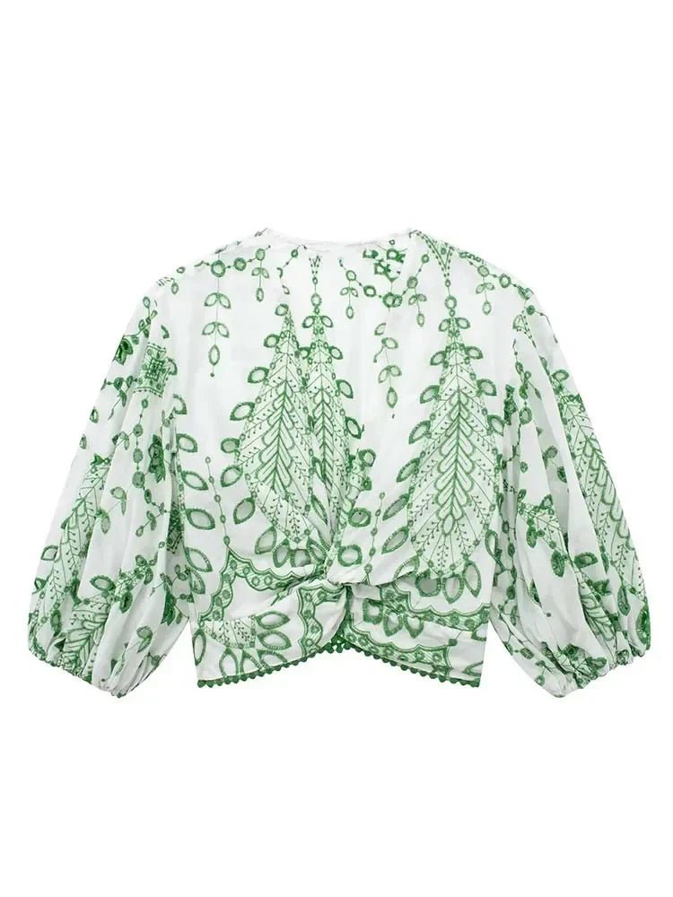 Women's Beatrice Needlework Shorts Set