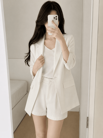 Women's SOERA Bianca Short Sleeve Blazer Set