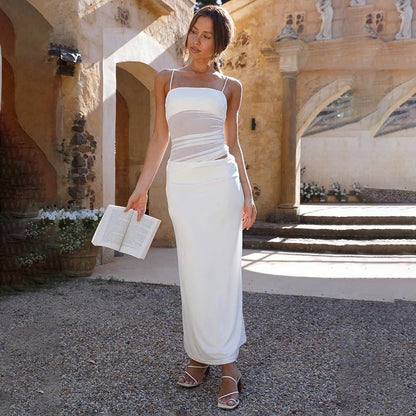 Women's Bianca Two-Piece Crop Dress Set