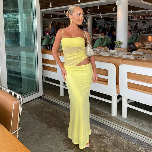 Women's Bianca Two-Piece Crop Dress Set