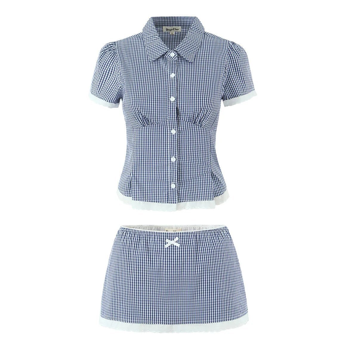 Women's Brianna Cropped Slim-Fitting Skort Set