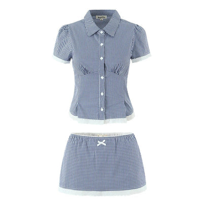 Women's Brianna Cropped Slim-Fitting Skort Set