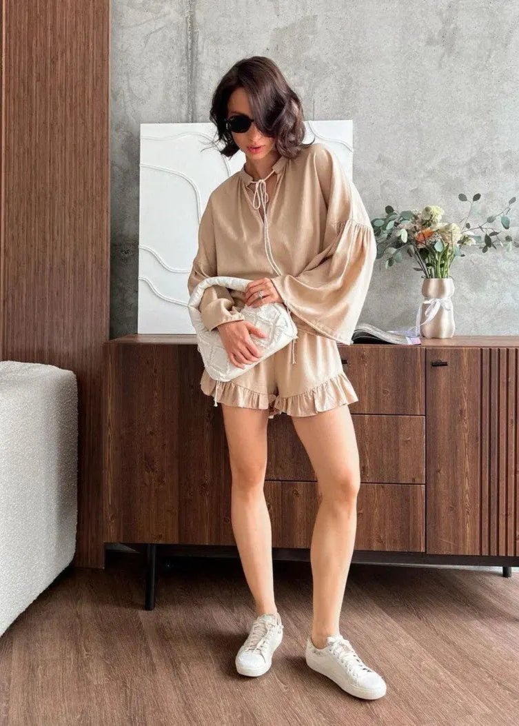 Women's SOERA Celeste Azure Long Sleeve Lounge Set