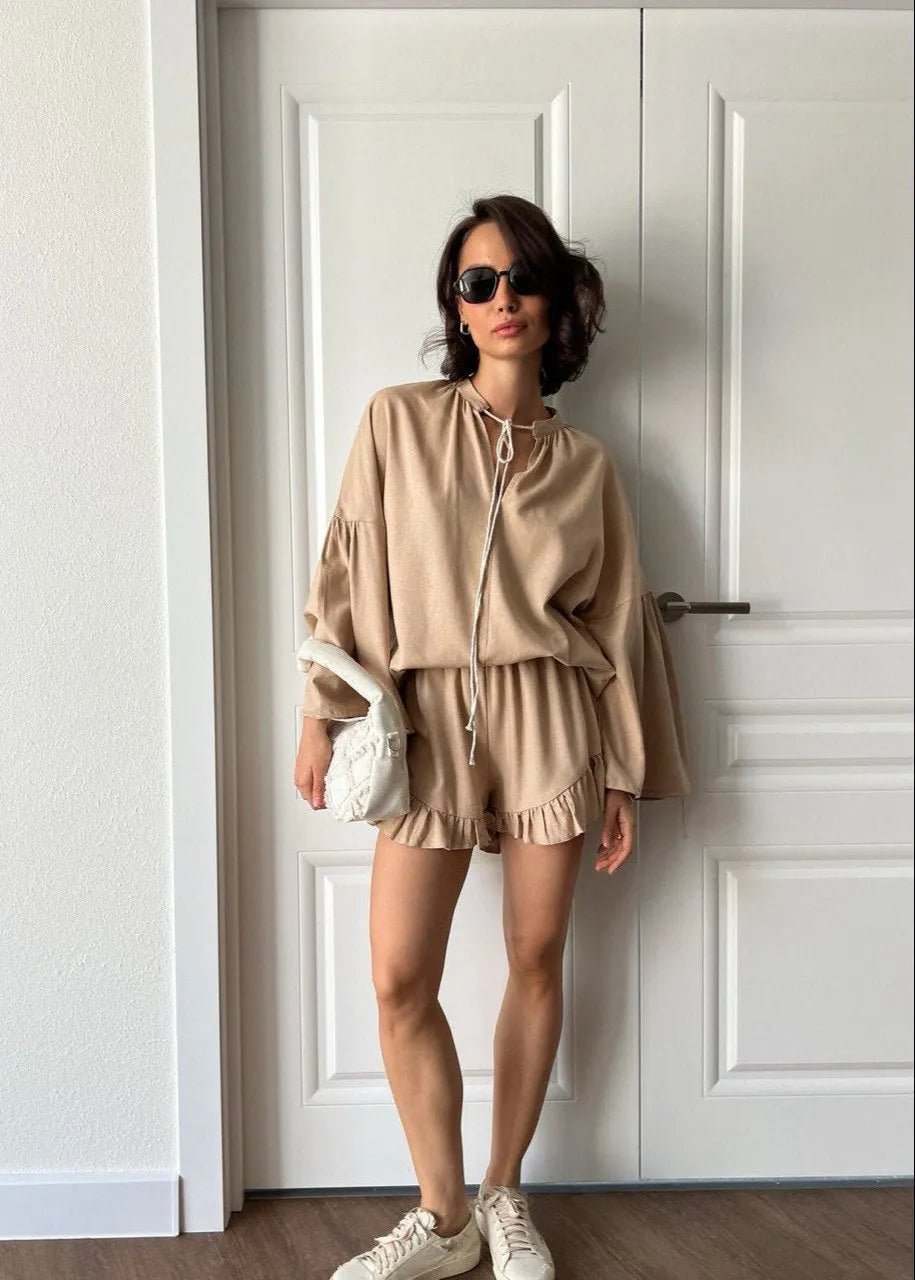 Women's SOERA Celeste Azure Long Sleeve Lounge Set