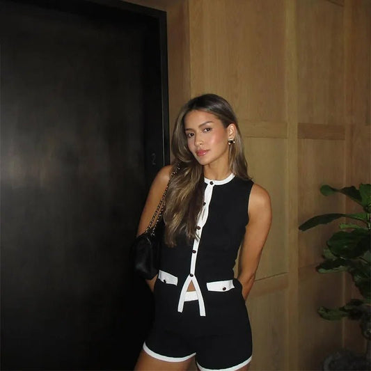 Women's SOERA Rosie Knitted Shorts Set