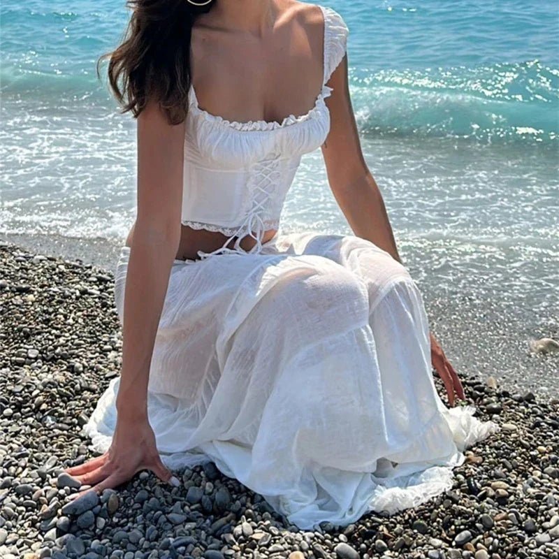 Women's SOERA Sophia Lace Off-Shoulder Two-Piece Set