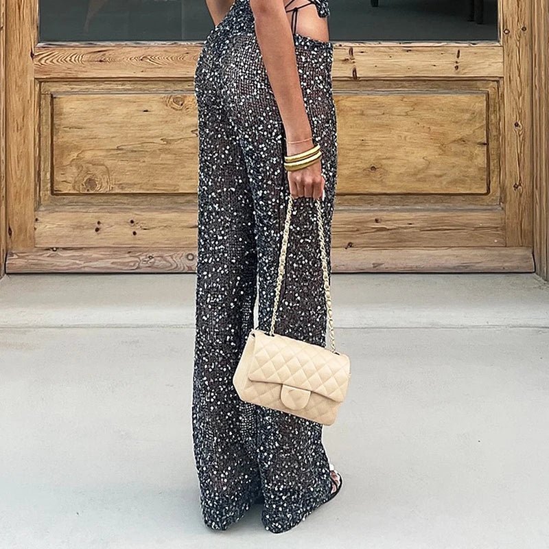 Women's Bianca Sequin Straight Leg Pants