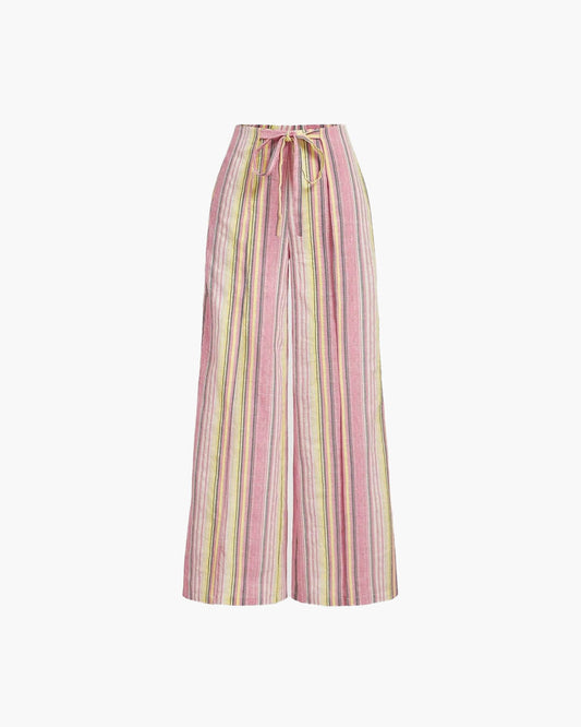 Women's SOERA Sienna Vertical Stripe Tie Waist Trousers