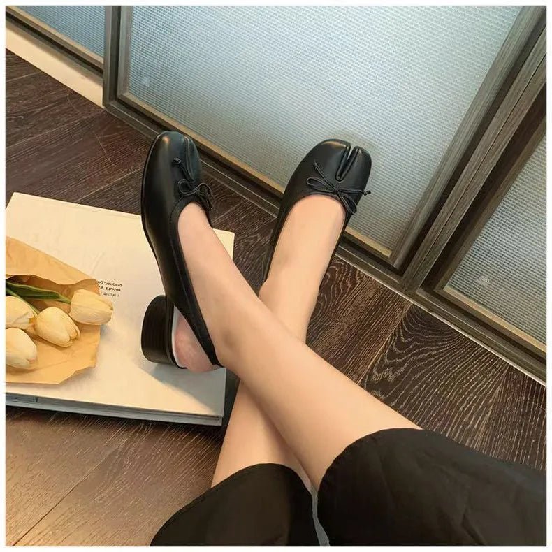Women's SOERA Beatrice Split-Toe Ballet Mary Jane Heels