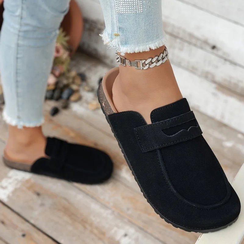 Women's Bianca Cork Suede Mules
