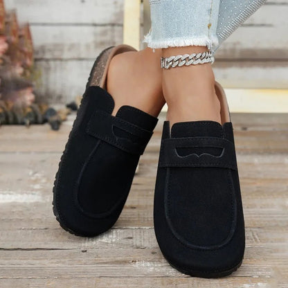 Women's Bianca Cork Suede Mules