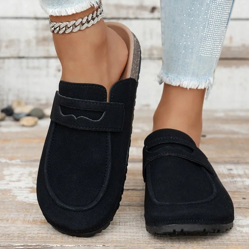 Women's Bianca Cork Suede Mules