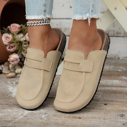 Women's Bianca Cork Suede Mules