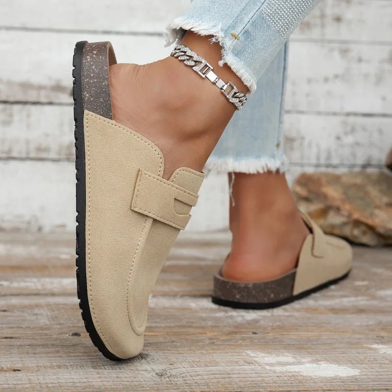 Women's Bianca Cork Suede Mules