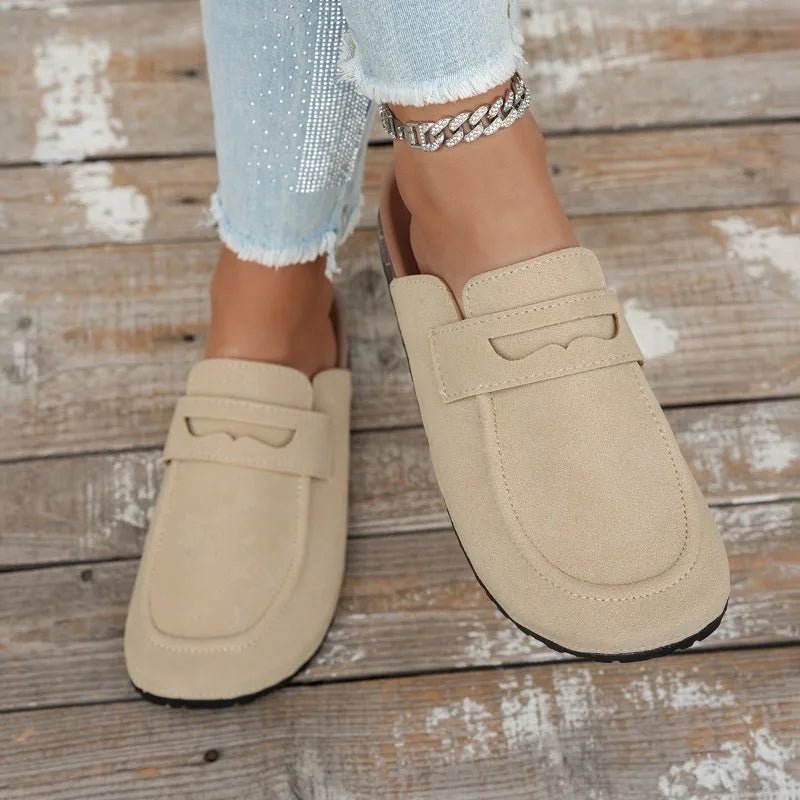 Women's Bianca Cork Suede Mules