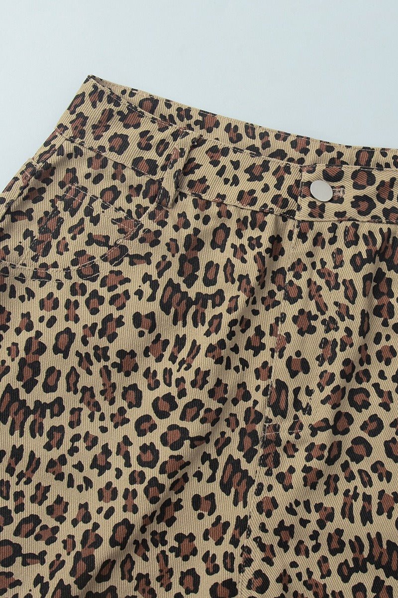 Women's SOERA Margot Leopard Print Shorts