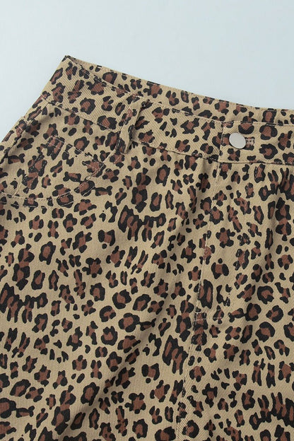Women's SOERA Margot Leopard Print Shorts