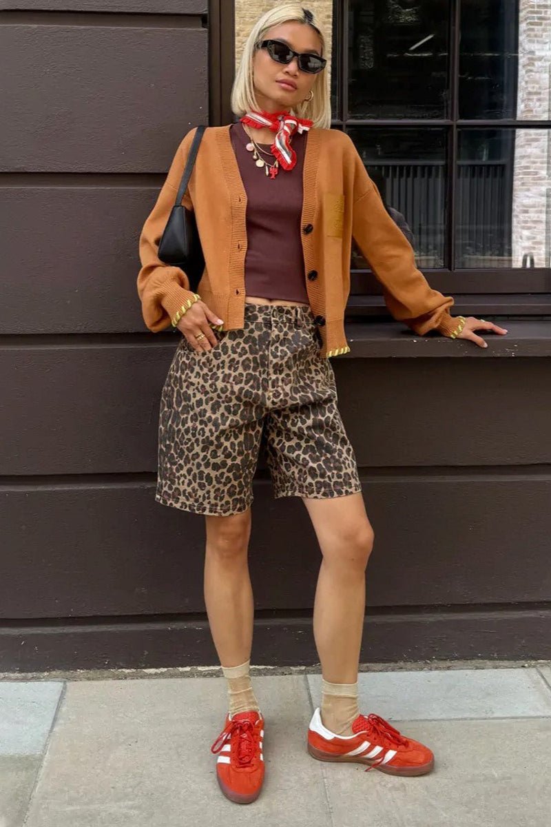 Women's SOERA Margot Leopard Print Shorts