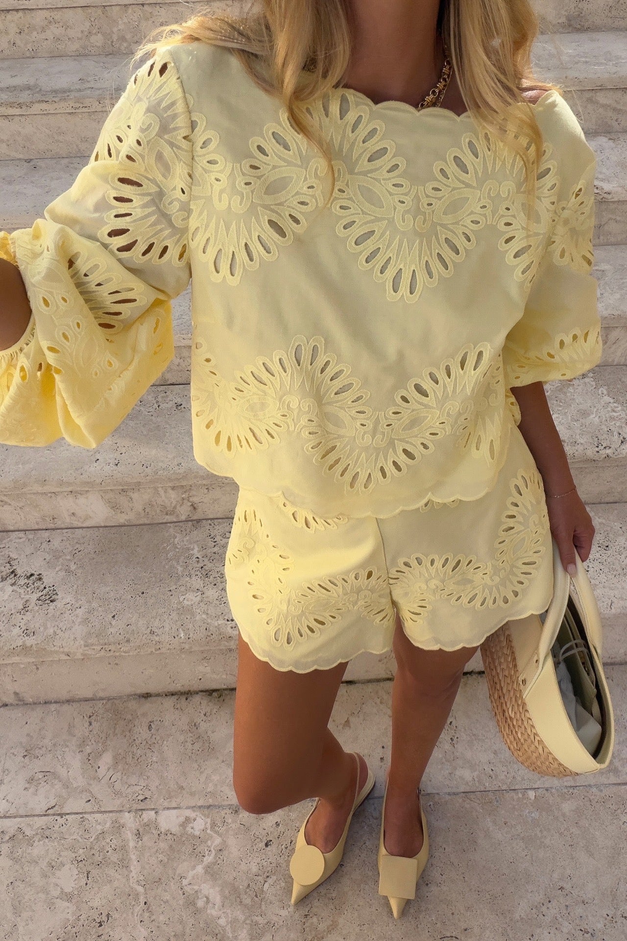 Women's SOERA Margot Eyelet Co-Ord Short Set