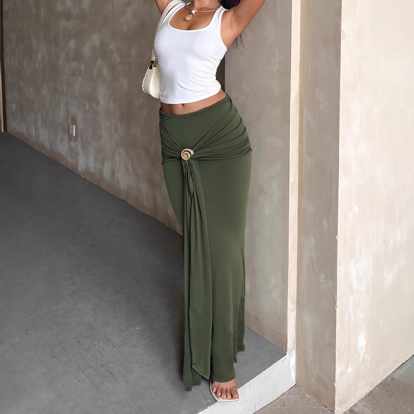 Women's SOERA Bianca Low-Rise Maxi Skirt