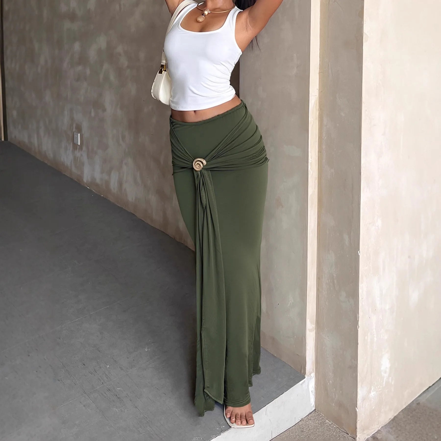 Women's SOERA Bianca Low-Rise Maxi Skirt