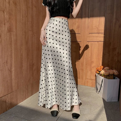 Women's SOERA Bianca Polka Dot Mermaid Midi Skirt