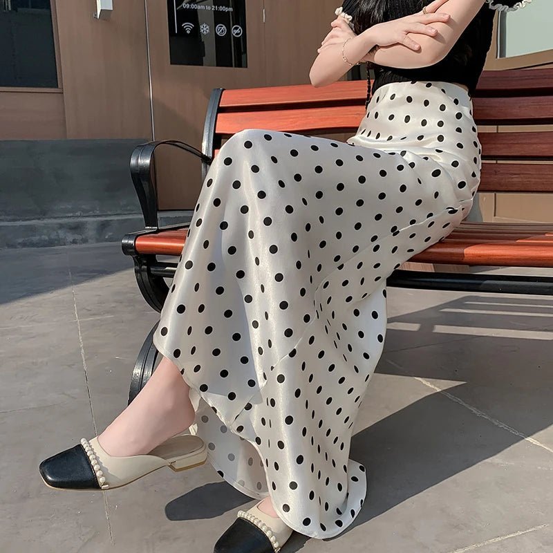 Women's SOERA Bianca Polka Dot Mermaid Midi Skirt