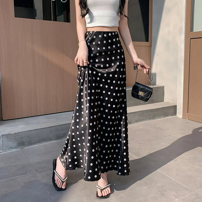 Women's SOERA Bianca Polka Dot Mermaid Midi Skirt