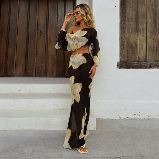 Women's SOERA Sofia Floral Maxi Skirt Set