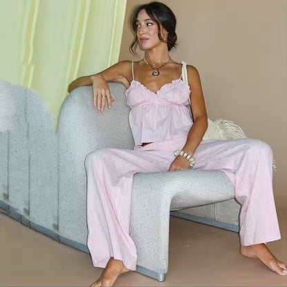 Women's SOERA Peyton Ruffled Pajama Set