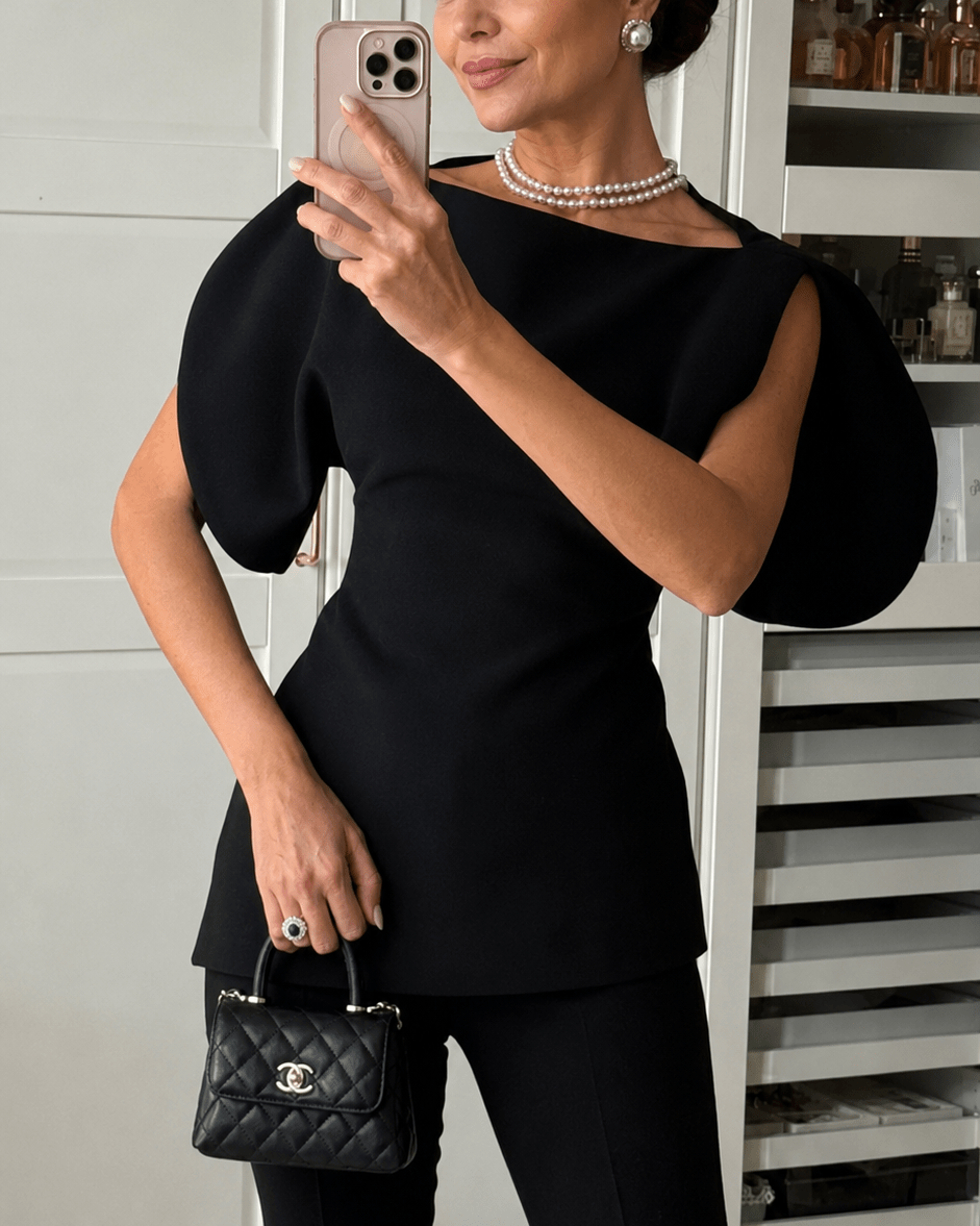 Women's SOERA Sienna Tricot Balloon Sleeve Top