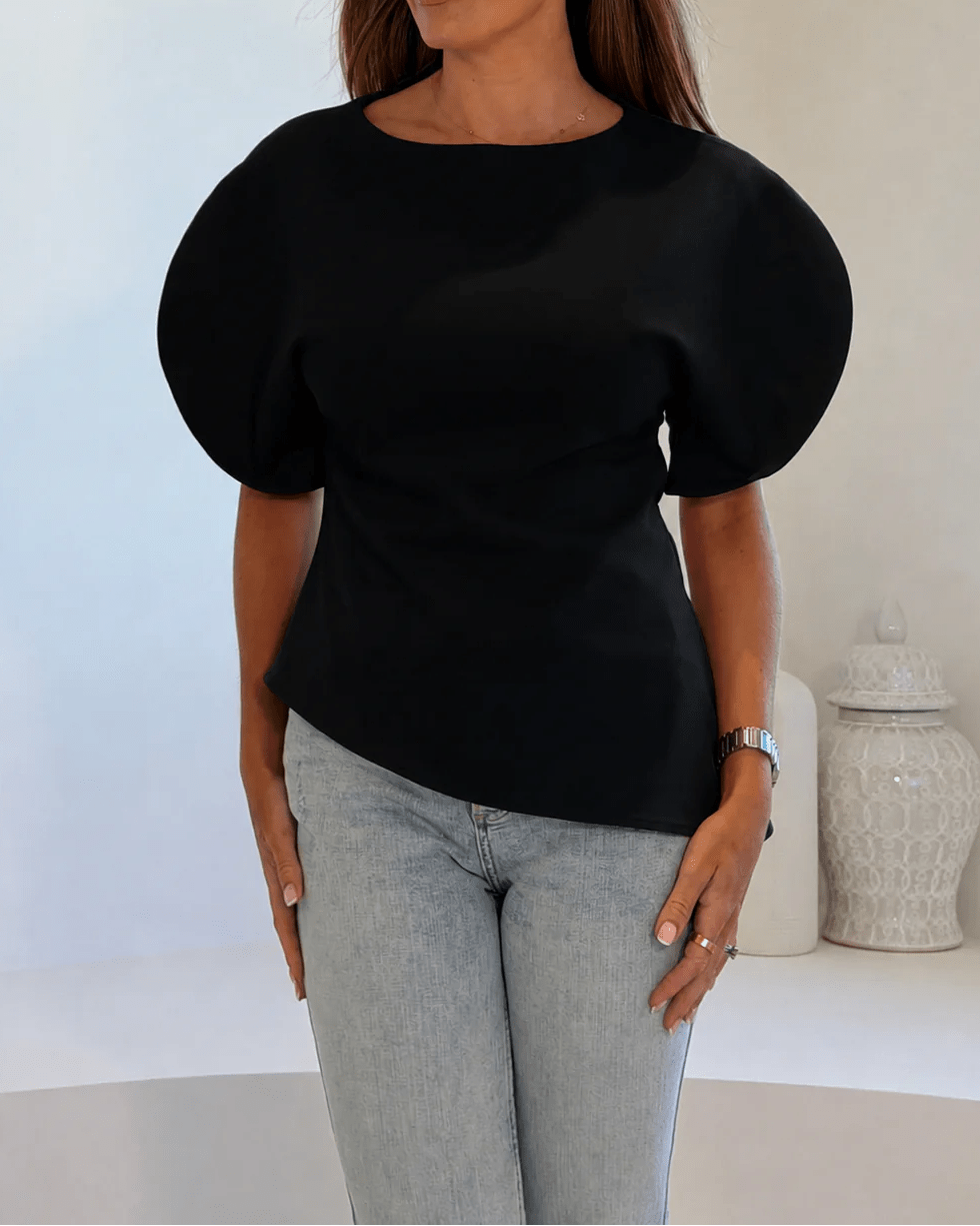 Women's SOERA Sienna Tricot Balloon Sleeve Top