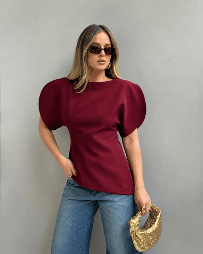 Women's SOERA Sienna Tricot Balloon Sleeve Top