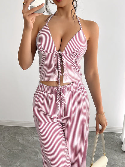 Women's SOERA Simone Striped Halter Top