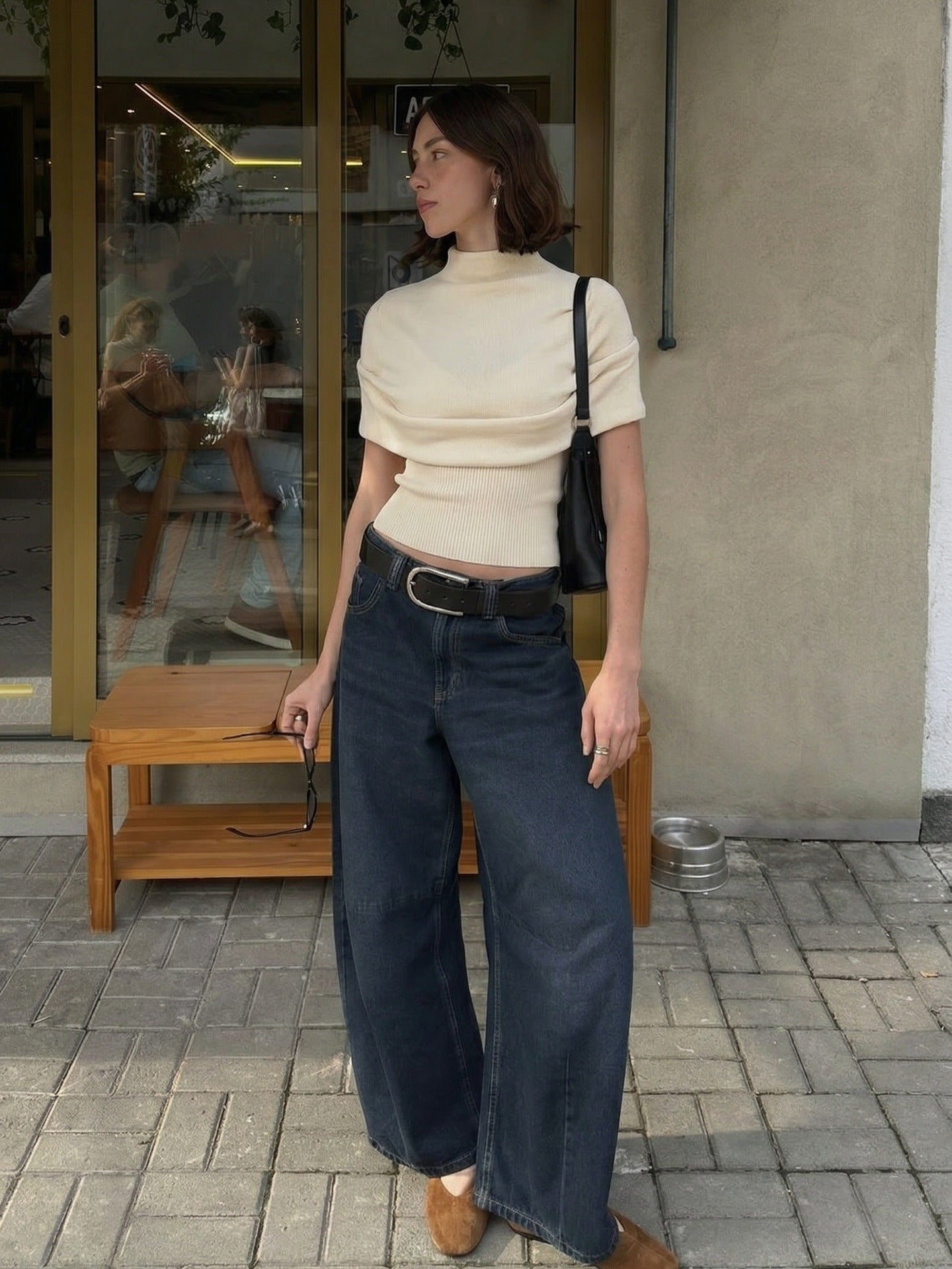 Women's SOERA Sophia Draped Tricot Top