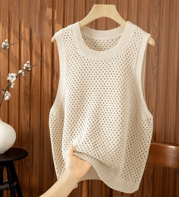 Women's SOERA Jamilla Hollow Knit Tank Top