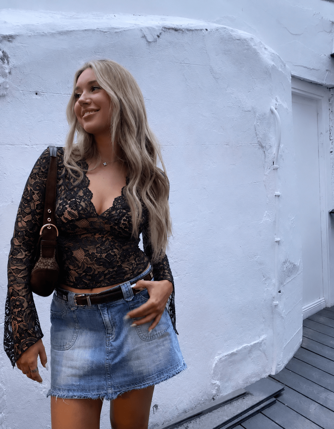 Women's SOERA Lerna V-Neck Lace Top