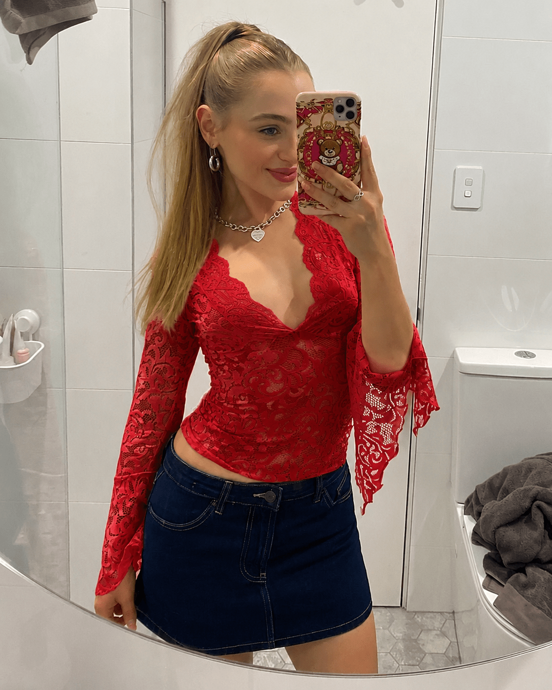 Women's SOERA Lerna V-Neck Lace Top