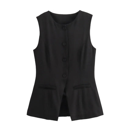 Women's SOERA Priya Button-Up Vest Top