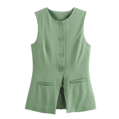 Women's SOERA Priya Button-Up Vest Top