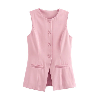 Women's SOERA Priya Button-Up Vest Top