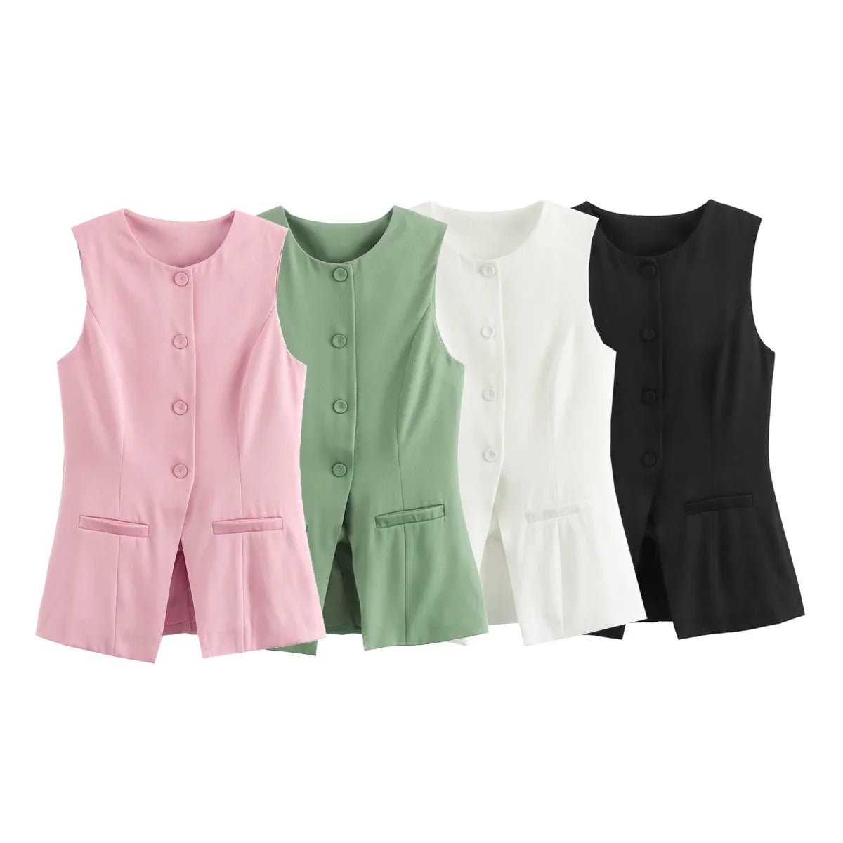 Women's SOERA Priya Button-Up Vest Top