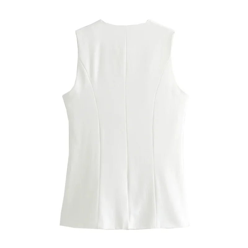 Women's SOERA Priya Button-Up Vest Top