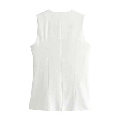 Women's SOERA Priya Button-Up Vest Top